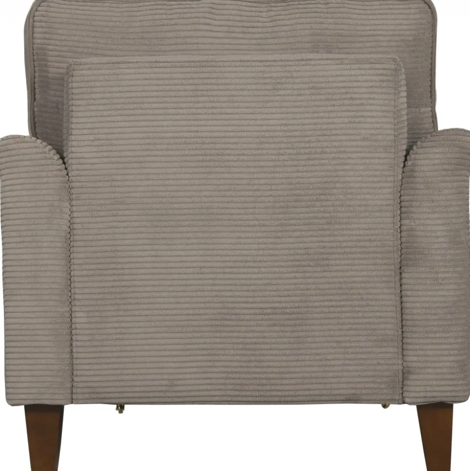 Divanfåtölj Howard mörkbeige manchester