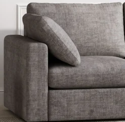 Divansoffa Falkenberg grå 296 cm vändbar divan + Textilrengöring för möbler