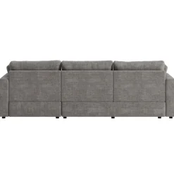 Divansoffa Falkenberg grå 296 cm vändbar divan + Textilrengöring för möbler