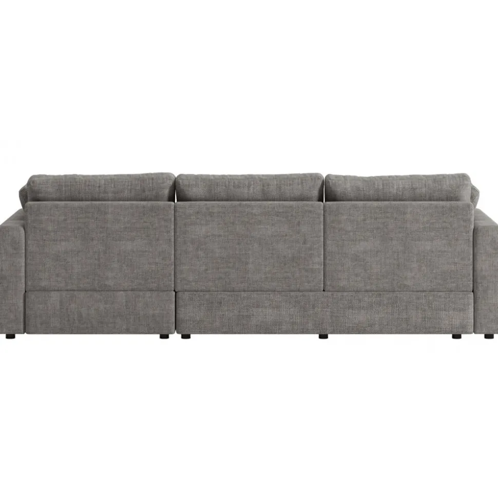 Divansoffa Falkenberg grå 296 cm vändbar divan + Textilrengöring för möbler