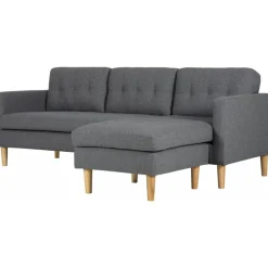 Divansoffa vändbar grå - Firenze