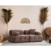 Doblo 2-sits soffa i bouclè - Brun Cappuccino