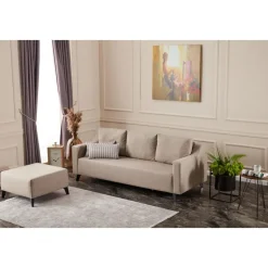 Doga divanbäddsoffa - Cream