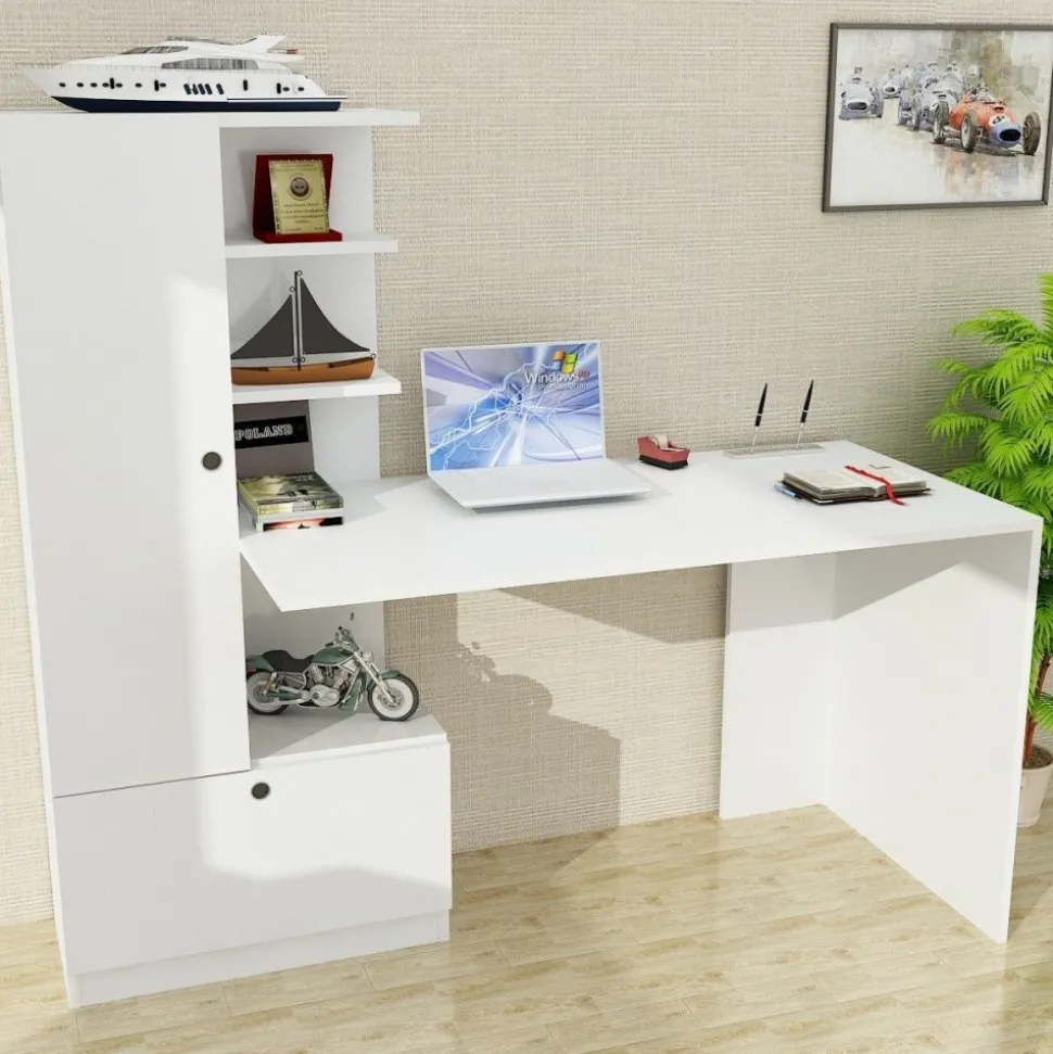 Domingos skrivbord 120x61,8 cm - Vit