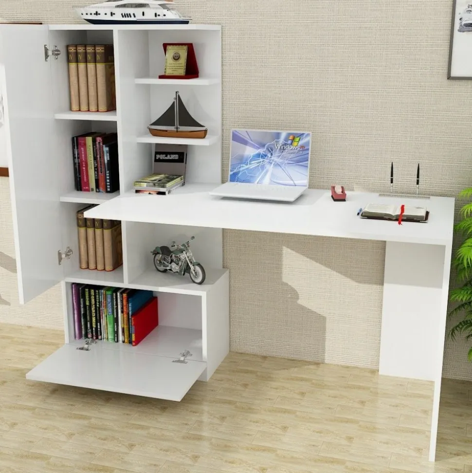 Domingos skrivbord 120x61,8 cm - Vit