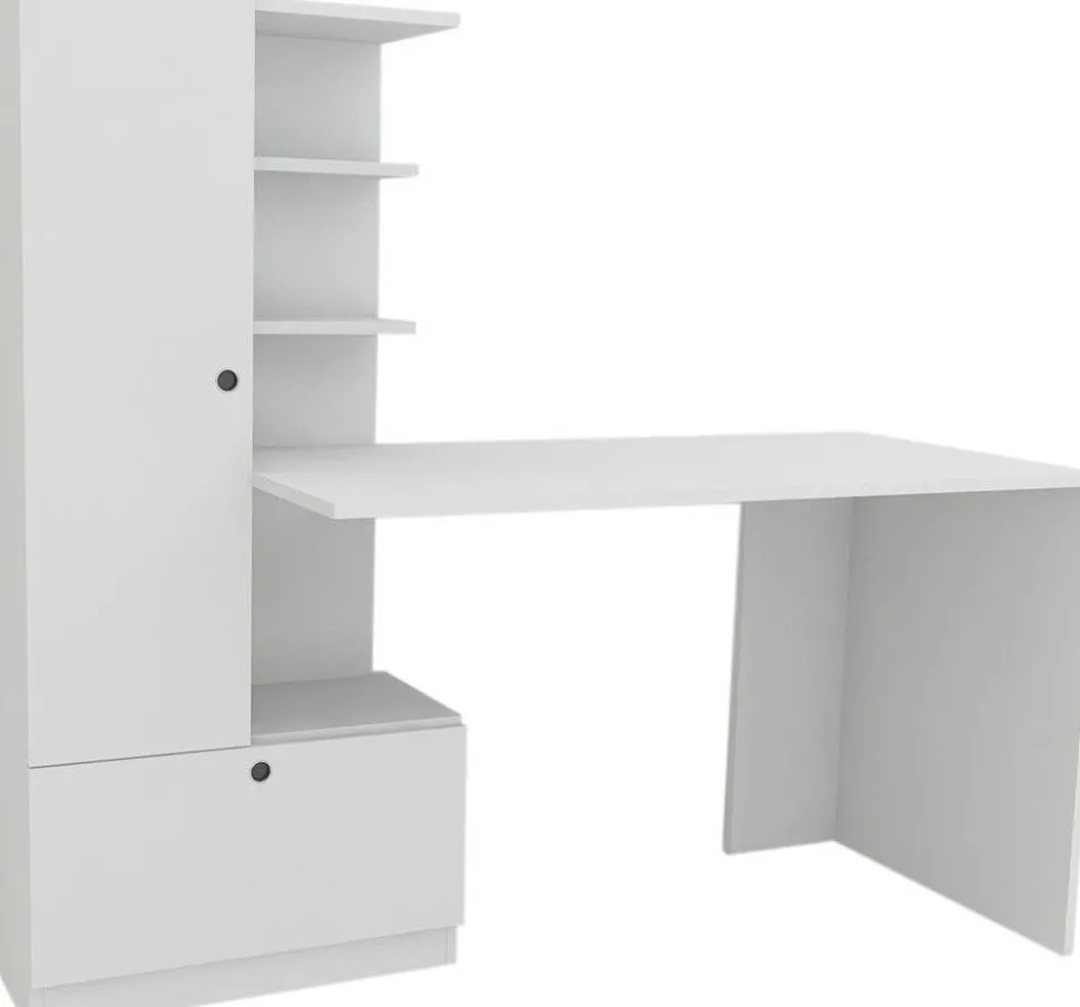 Domingos skrivbord 120x61,8 cm - Vit