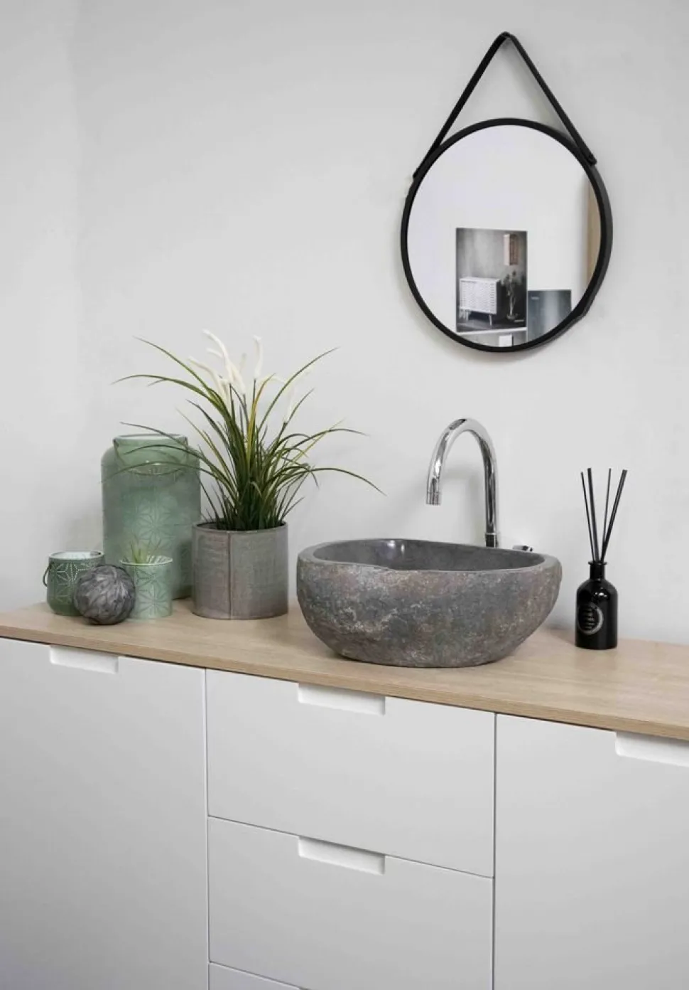 Donau Riverstone Vask - Sten