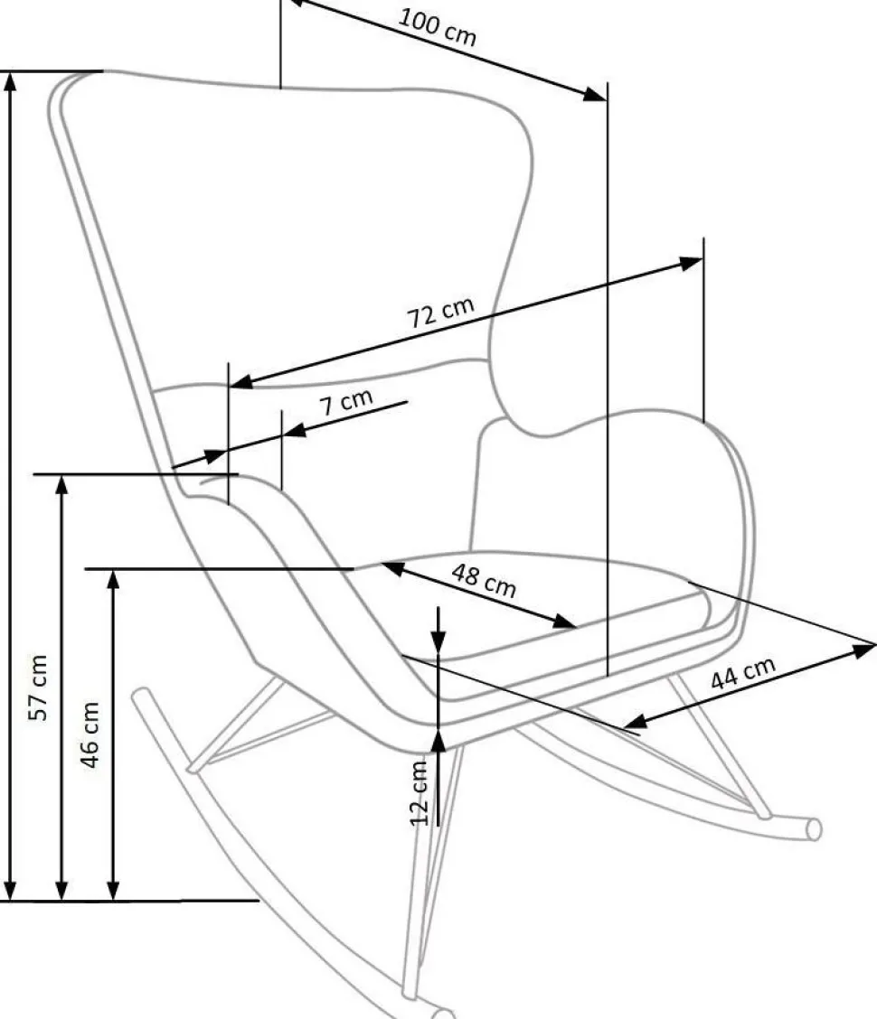 Doro gungstol - Gräddvit/svart + Fläckborttagare för möbler