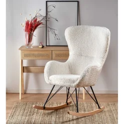 Doro gungstol - Gräddvit/svart