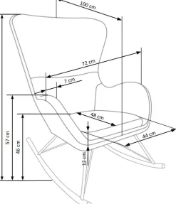 Doro gungstol - Gräddvit/svart + Textilrengöring för möbler