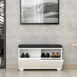 Drago skoskåp - Vit