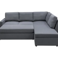Dream hörnsoffa bäddsoffa med förvaring - Mörkgrå