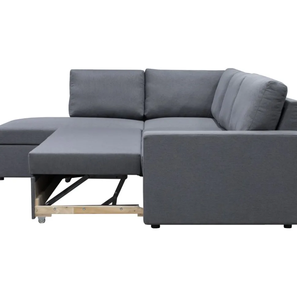 Dream hörnsoffa bäddsoffa med förvaring - Mörkgrå