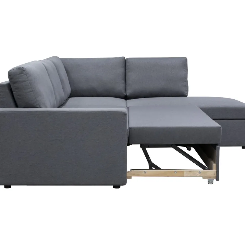 Dream hörnsoffa bäddsoffa med förvaring - Mörkgrå