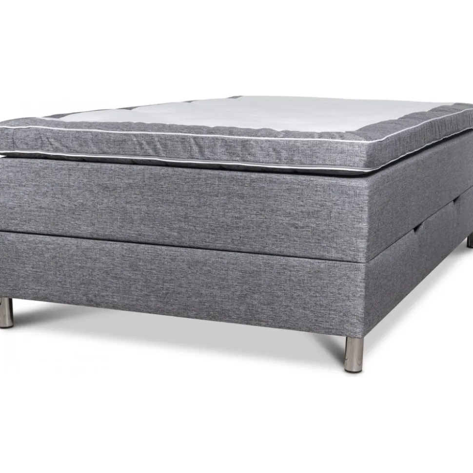 Drömma boxbed säng med förvaring 120 x 200 cm - Valfri färg + Möbeltassar