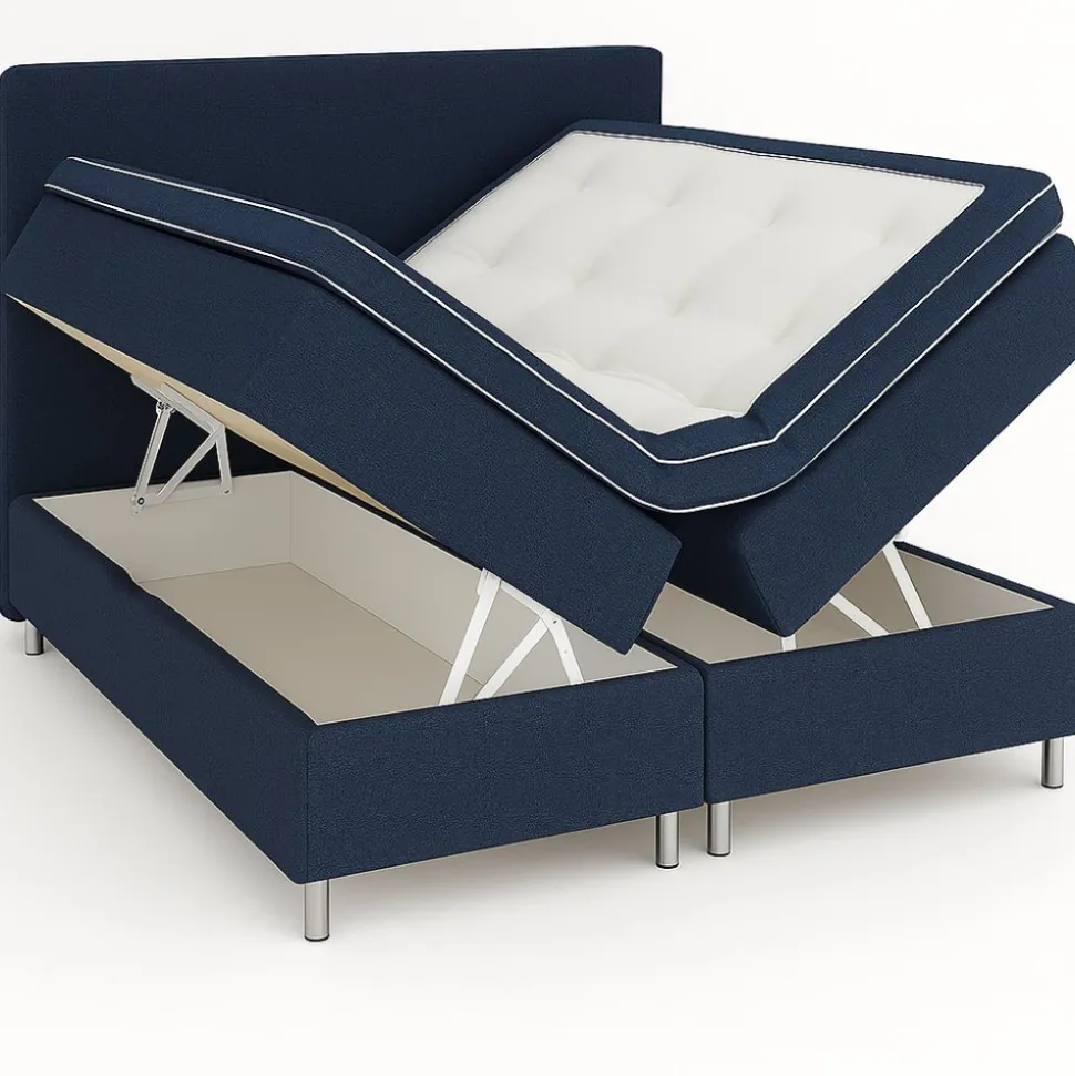 Dubbelsäng Accent 180 cm - Mörkblå