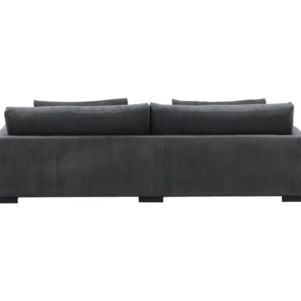 Durham 3-sits soffa - Mörkgrå