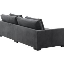 Durham 3-sits soffa - Mörkgrå