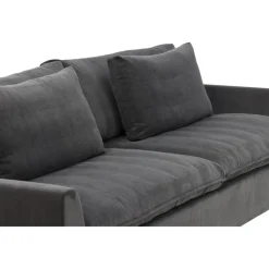 Durham 3-sits soffa - Mörkgrå