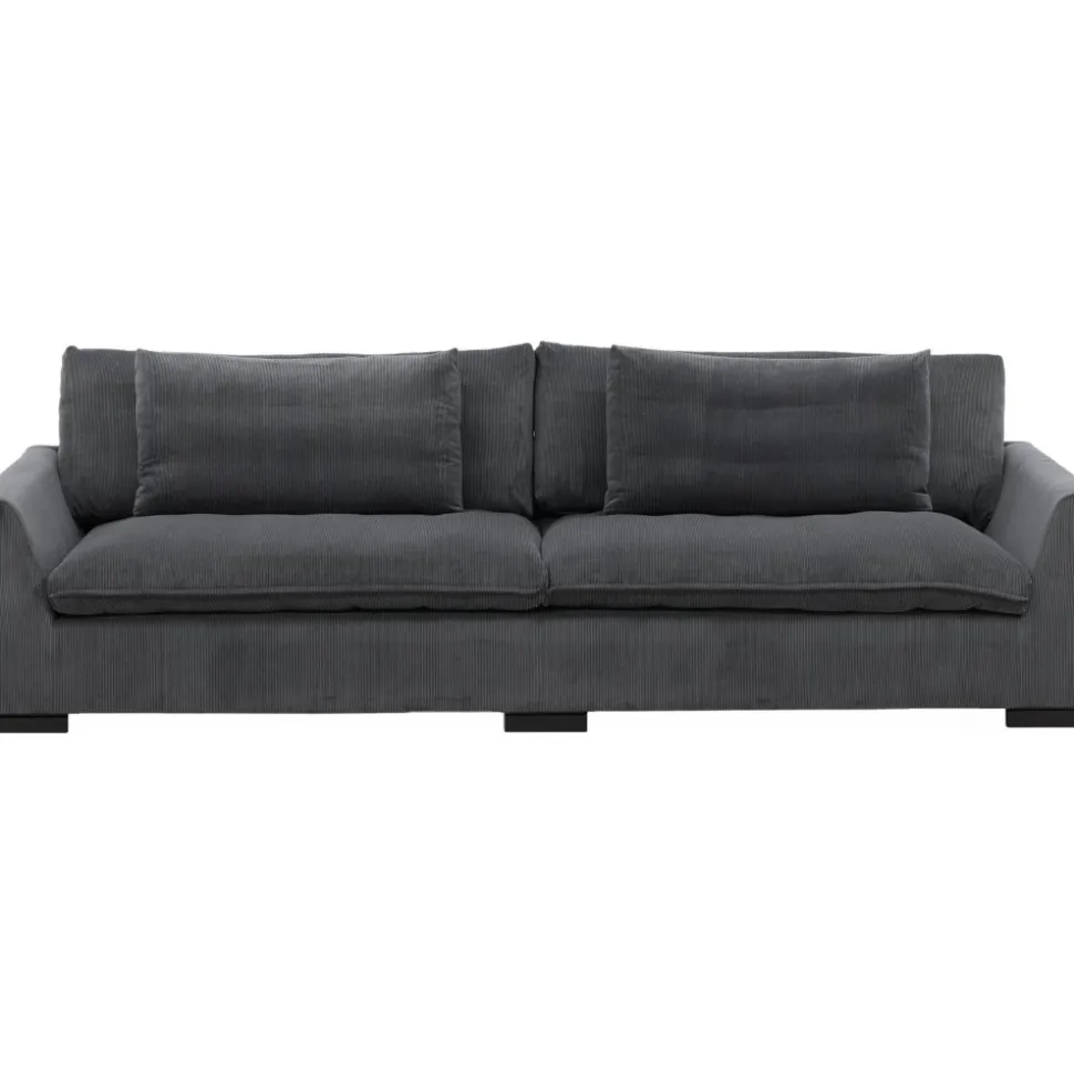 Durham 3-sits soffa - Mörkgrå