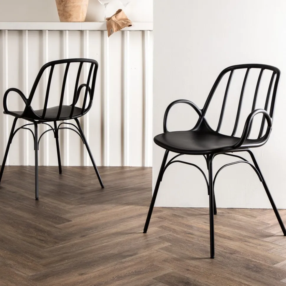 Dyrön matstol - Svart