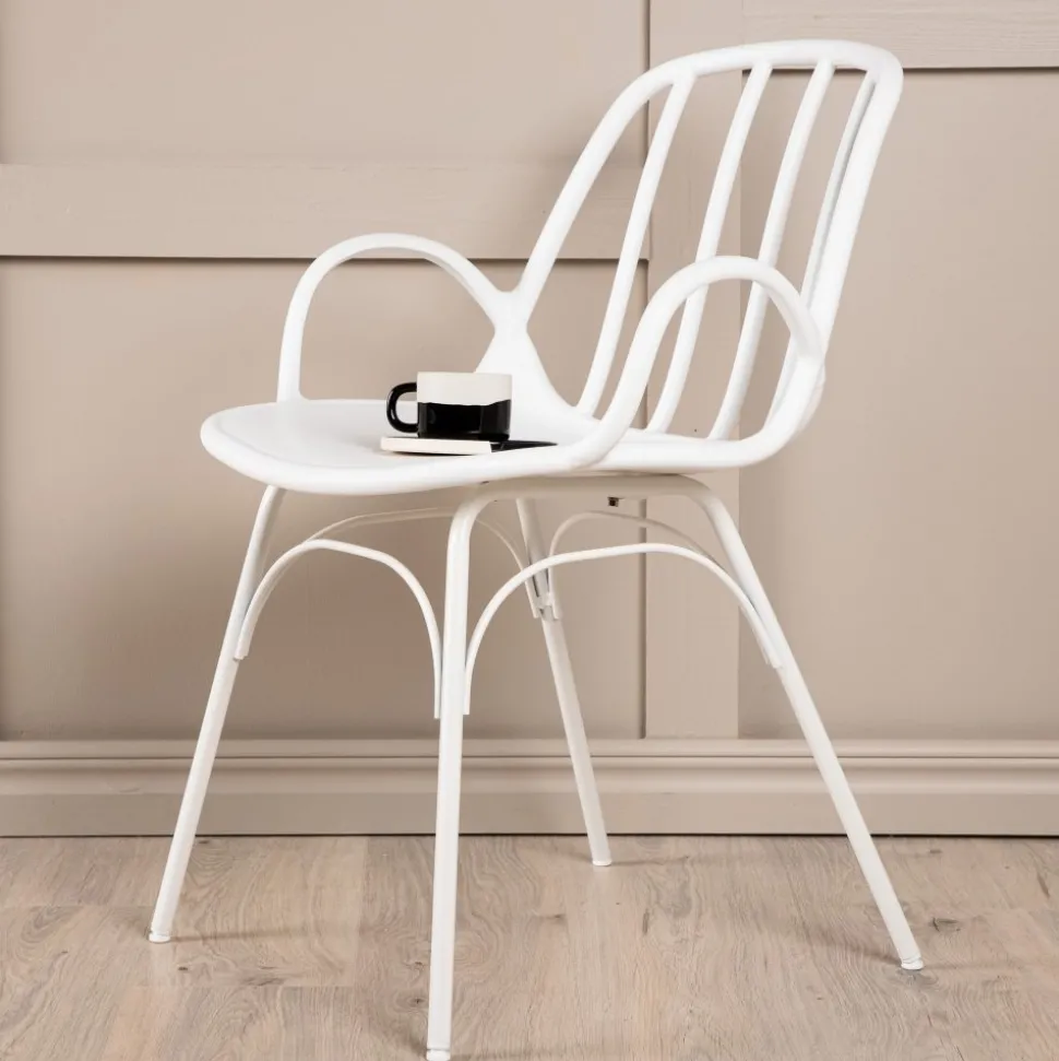 Dyrön matstol - Vit