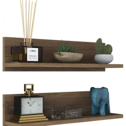 Ebba vägghylla i valnöt