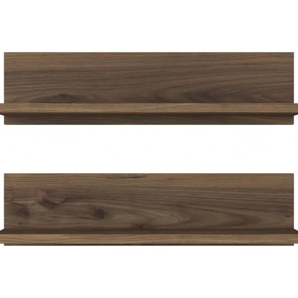 Ebba vägghylla i valnöt