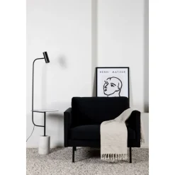 Eden fåtölj - Svart sammet