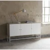 Edge sideboard - Vit högtryckslaminat (HPL) + Möbeltassar