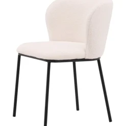 Edina matstol - Svart/vit