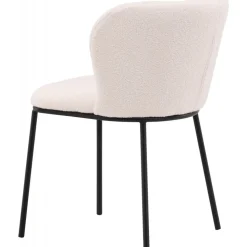 Edina matstol - Svart/vit