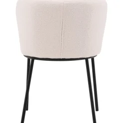 Edina matstol - Svart/vit