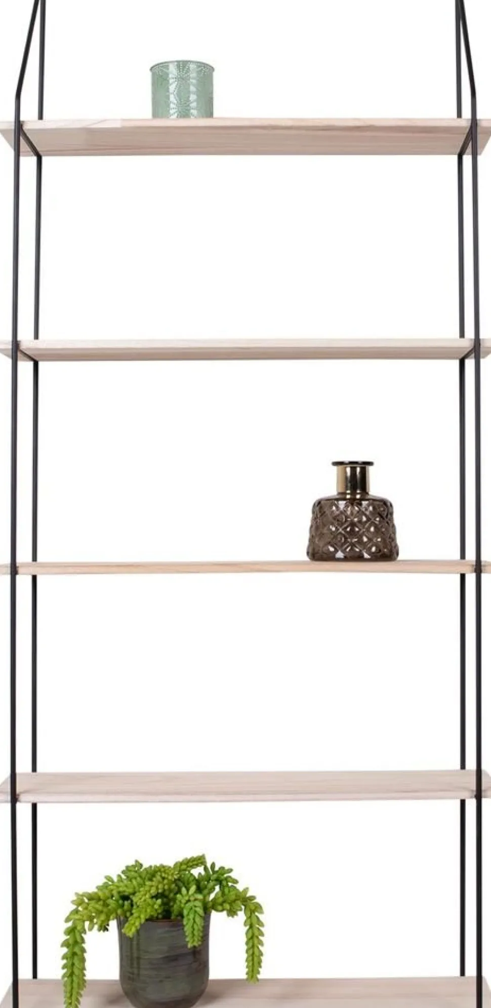 Eindhoven Vägghylla - Svart/fanér