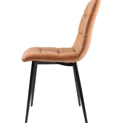 Eksjö stol i Cognac microfiber