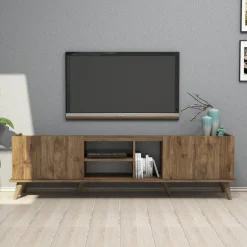 Elegant TV-bänk - Valnöt