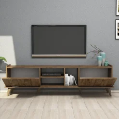 Elegant TV-bänk - Valnöt