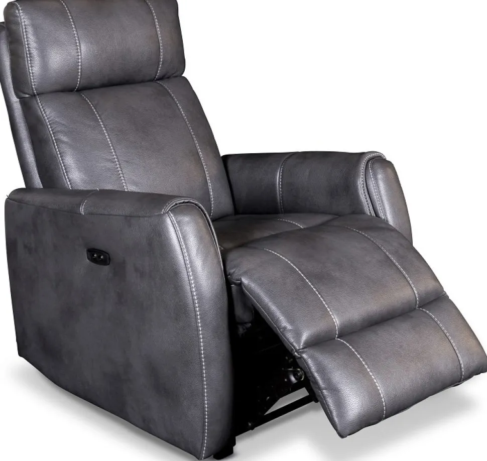 Elektrisk reclinerfåtölj grå - Elof
