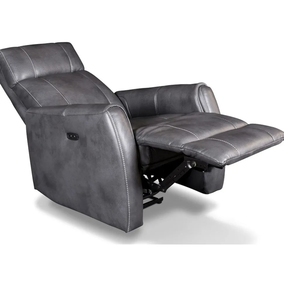 Elektrisk reclinerfåtölj grå - Elof