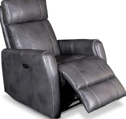 Elektrisk reclinerfåtölj grå - Elof + Fläckborttagare för möbler