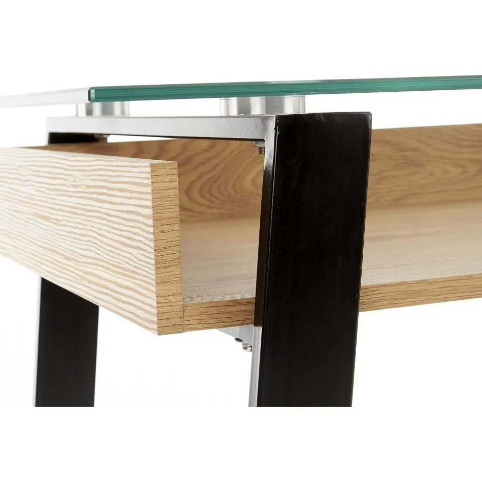 Emma skrivbord 120 x 60 cm - Ek/svart