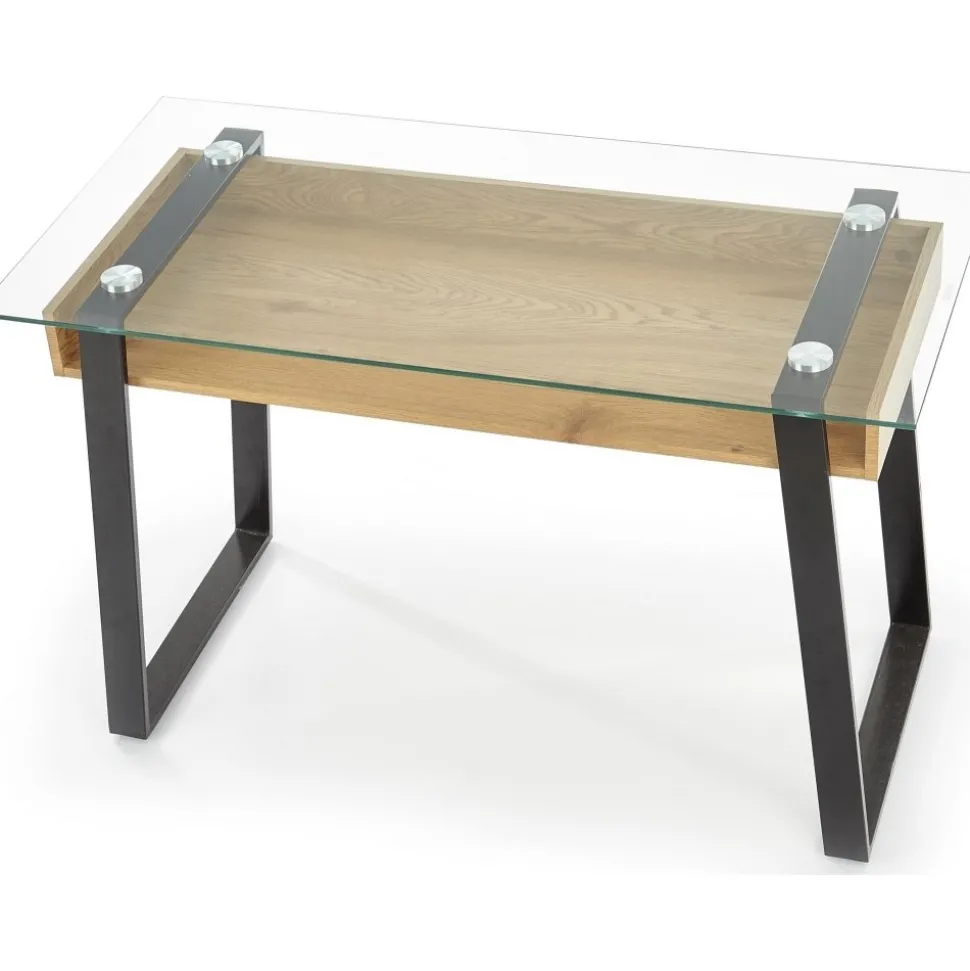 Emma skrivbord 120 x 60 cm - Ek/svart