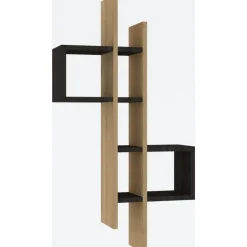 Emse vägghylla - Safir ek/antracit