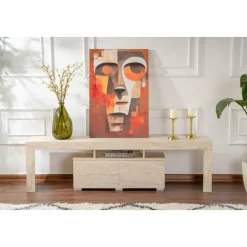 Enclave TV-bänk - Travertin