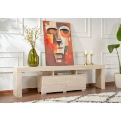 Enclave TV-bänk - Travertin