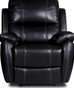 Enjoy Chicago El-Recliner Fåtölj - Svart konstläder + Fläckborttagare för möbler