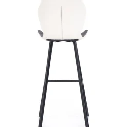 Erin barstol hög - Vit/grå + Möbeltassar