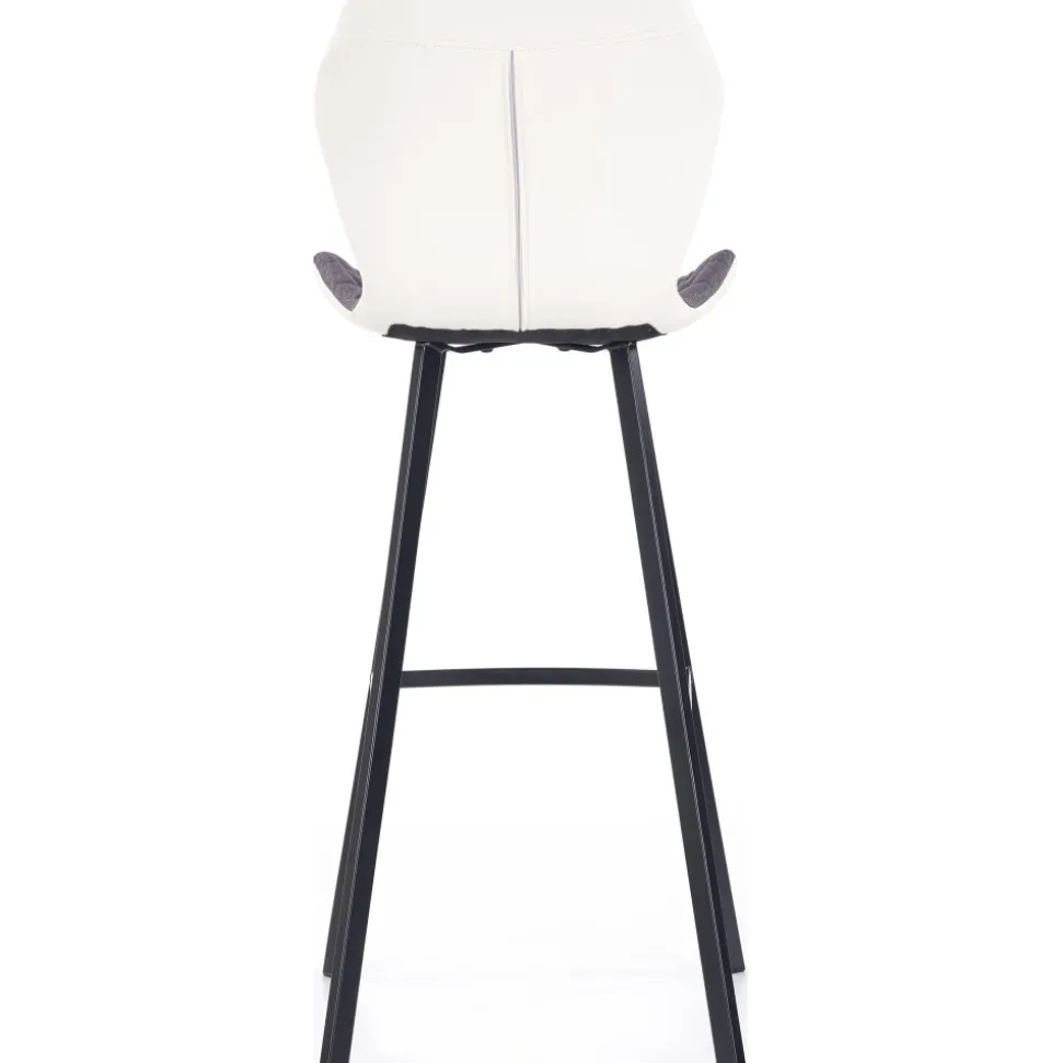 Erin barstol hög - Vit/grå + Möbeltassar