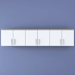 Esa väggskåp - Valnöt/vit