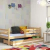 Esbjerg juniorsäng med förvaringslåda 90 x 200 cm - Furu
